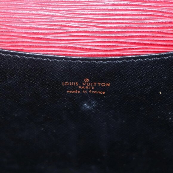 LOUIS VUITTON Epi Montagne 20 Clutch Bag Red LV - Picture 8 of 16